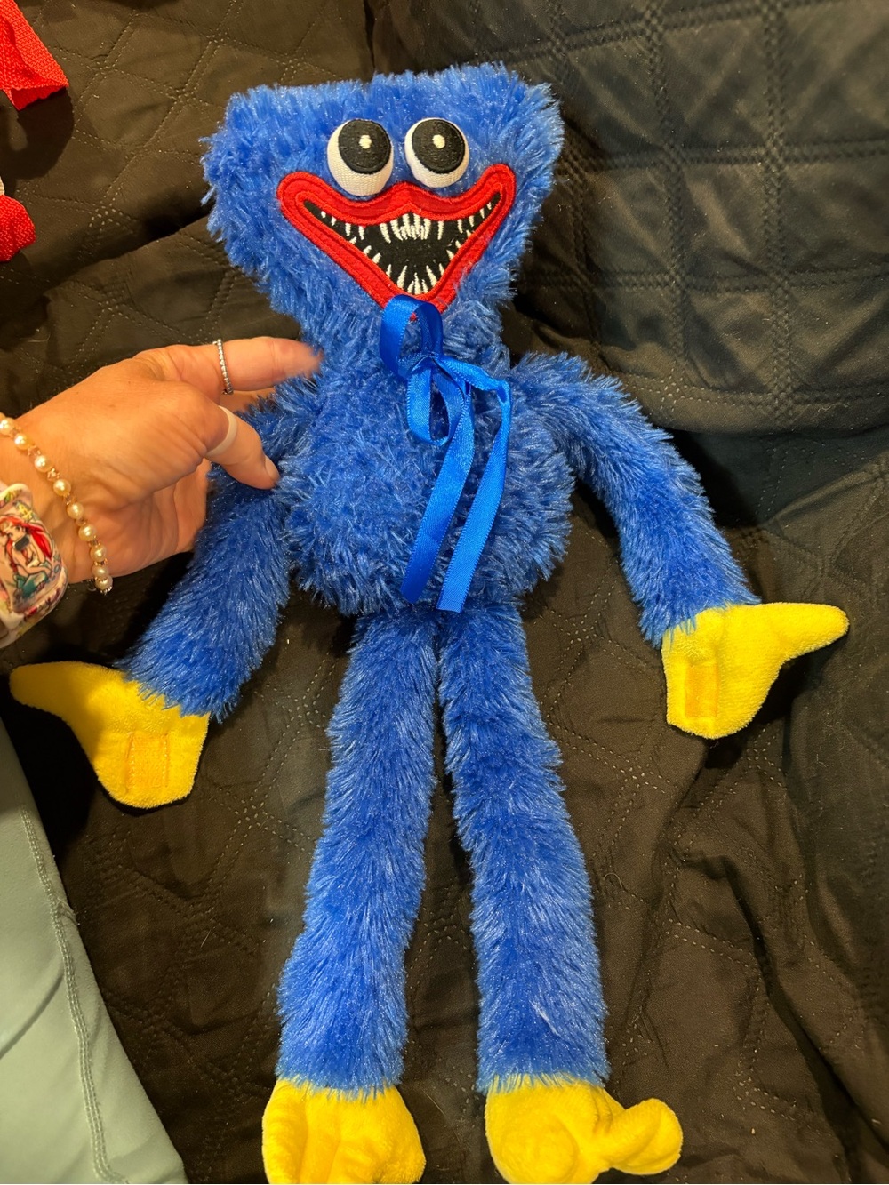 Poppy Playtime Huggy Wuggy Blue Plush Toy Animation Horror Character
